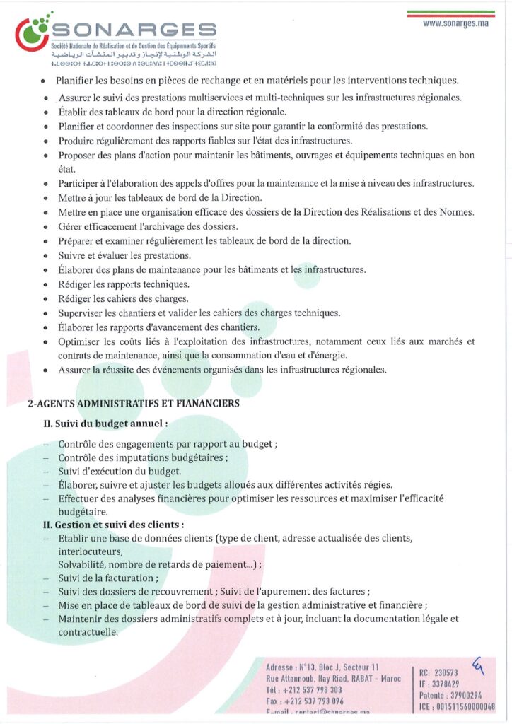 SONARGES Recrutement-RECRUTE