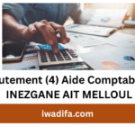 Recrutement (4) Aide Comptable sur INEZGANE AIT MELLOUL recrute emploi public