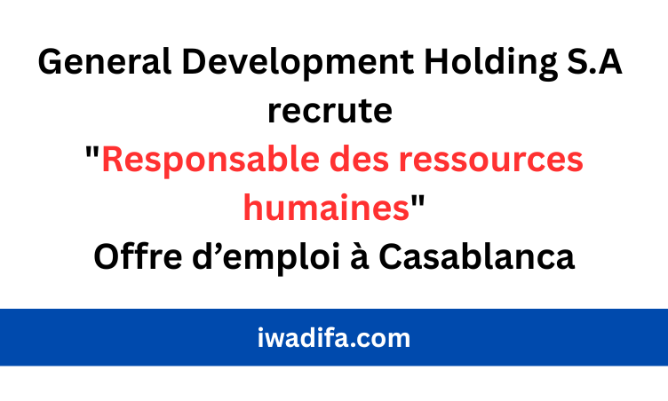 offre demploi à casablanca recrutement recrute RH